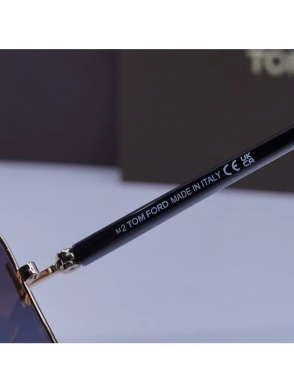 Tom Ford Fern FT1029 28D Square Sunglasses – Rose Gold/Smoke Polarized